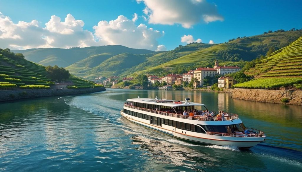 partez pour une aventure inoubliable sur le douro avec notre croisière de 3 jours. explorez des paysages époustouflants, savourez la gastronomie locale et découvrez le riche patrimoine culturel de cette magnifique région du portugal. réservez dès maintenant et laissez-vous envoûter par la magie du douro.