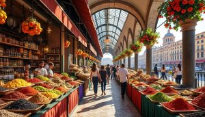 plongez au cœur du mercado de triana à séville, un marché emblématique où saveurs andalouses, produits frais et traditions locales se rencontrent pour une expérience authentique.