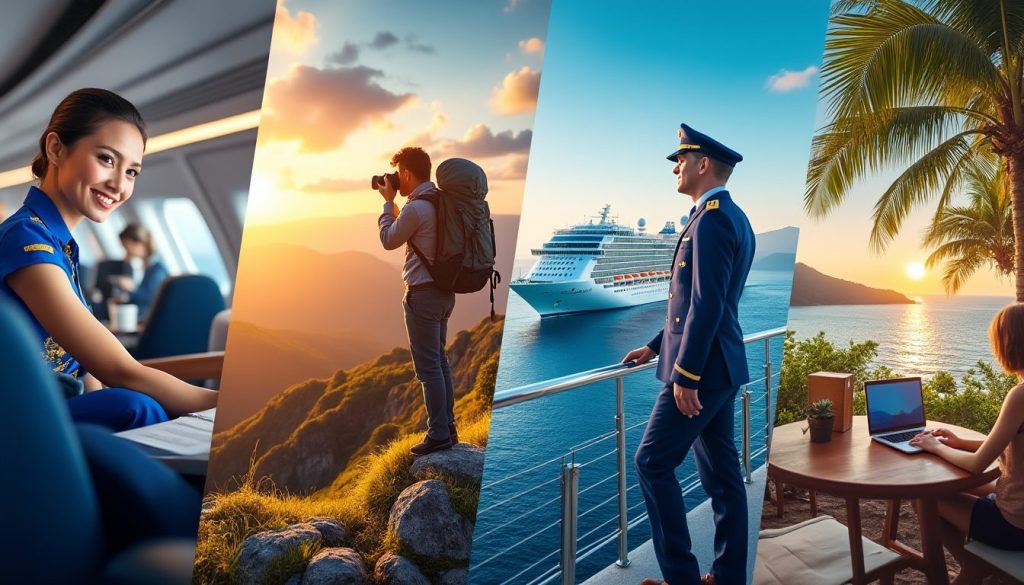 découvrez les métiers qui permettent de voyager à travers le monde, les options professionnelles qui offrent mobilité et aventures, ainsi que les opportunités pour transformer votre passion du voyage en carrière.