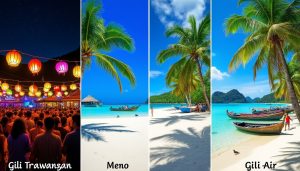 découvrez quelle île gili choisir pour vos vacances avec notre guide pratique et comparatif détaillé. conseils, points forts et activités pour profiter au mieux de gili trawangan, gili air et gili meno !